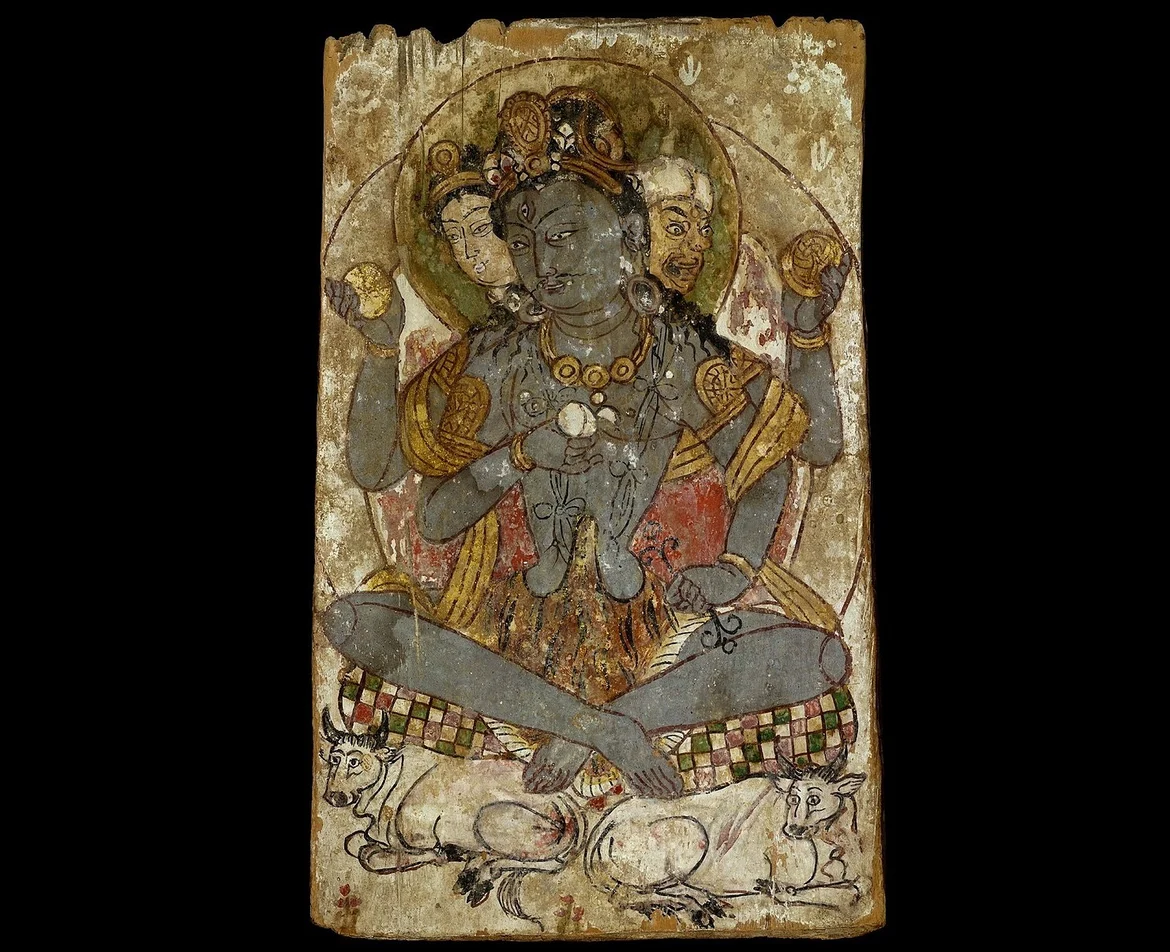 5th century painting of Shiva at Hotan