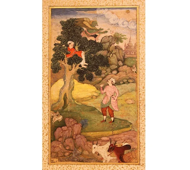 A 16th century folio from an Indian retelling of the Kathasaritsagaram