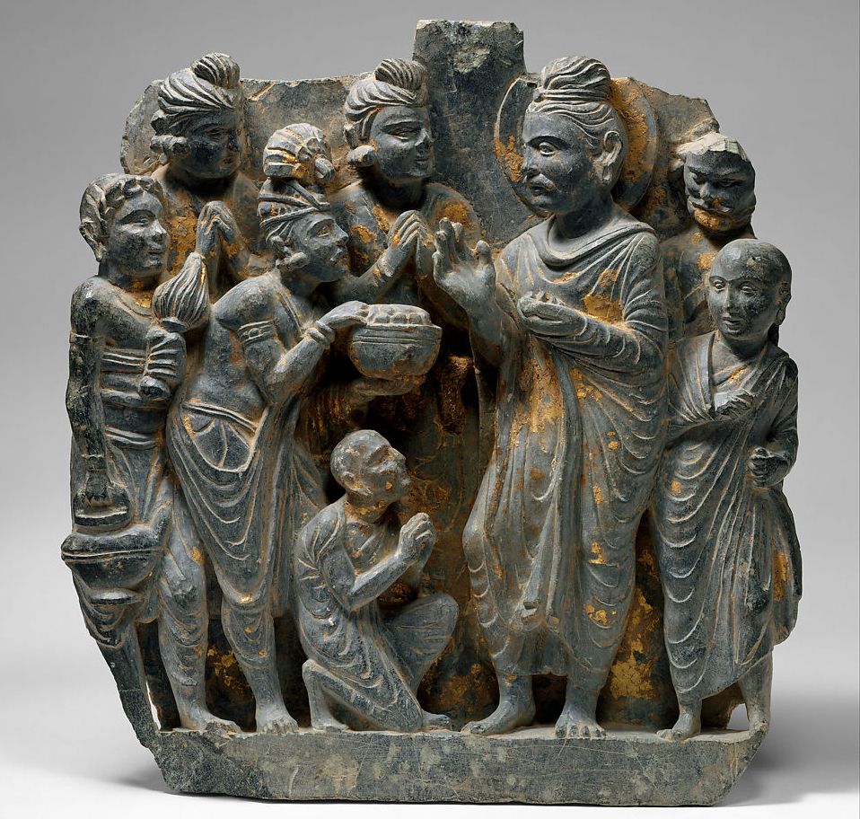 Sculpture dated to Kushana period from Gandhara