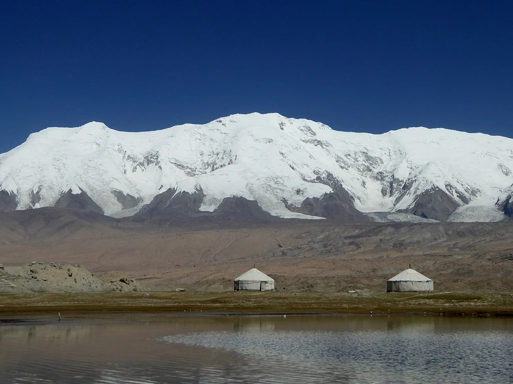 Traditional Yurts along the historic route between Leh and Tarim Basin 