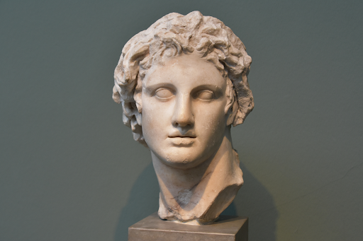 A copy of a bust of Alexander