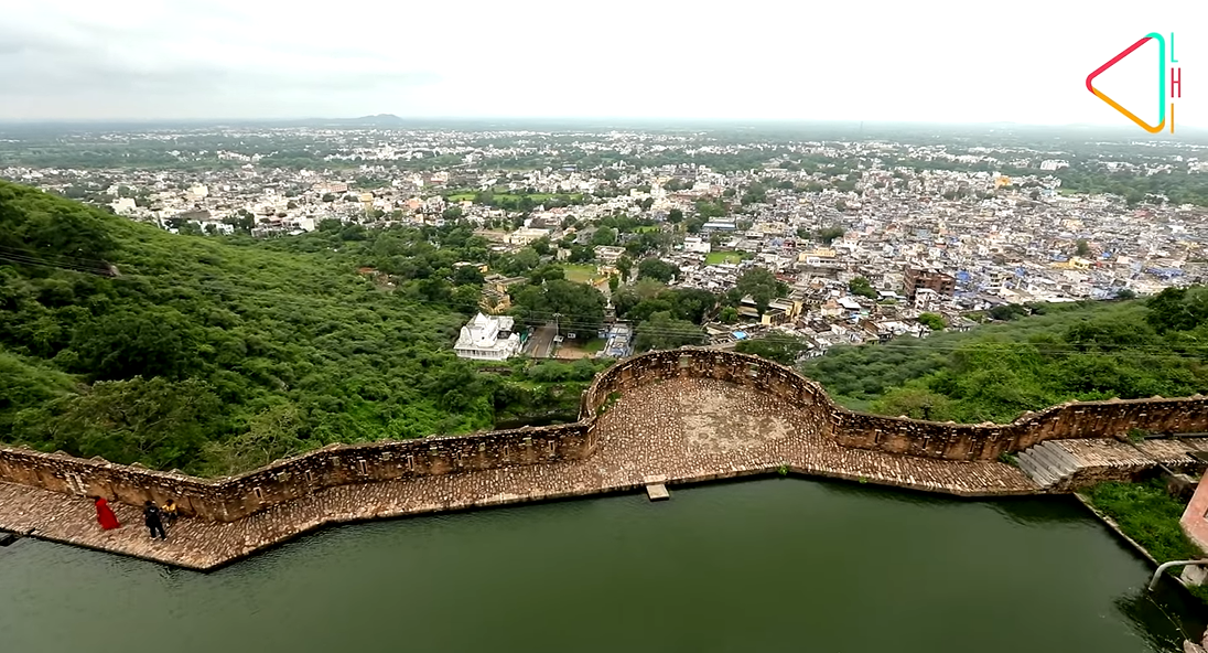 The city from Chittorgarh in present times