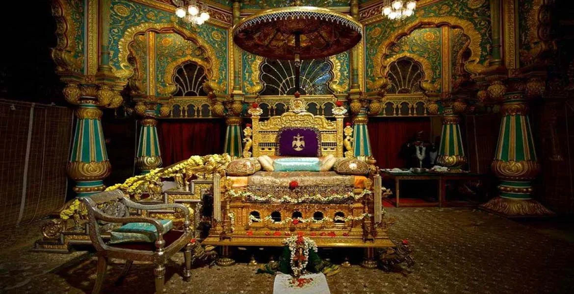 The royal throne