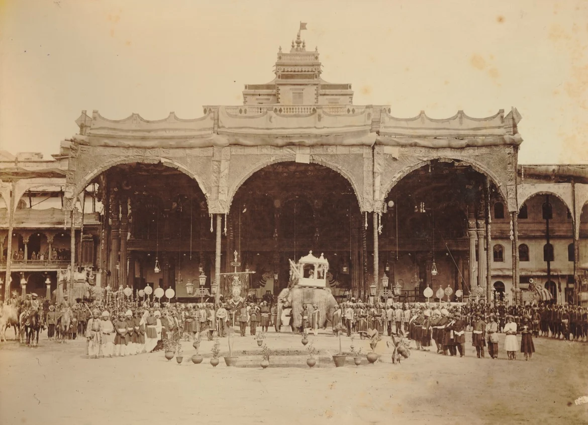 Mysuru palace, circa 1870