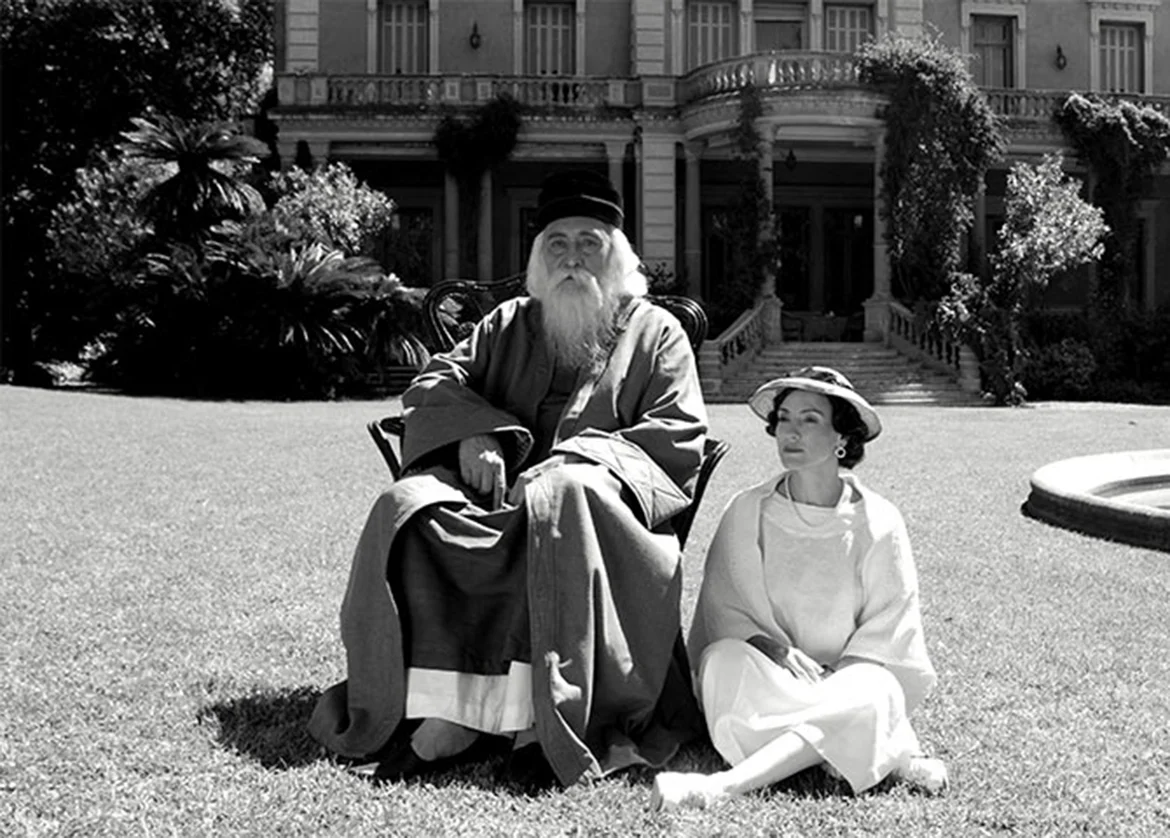 From the Argentine film <i>Thinking of Him</i> that explores the enigmatic relationship between Tagore and Ocampo