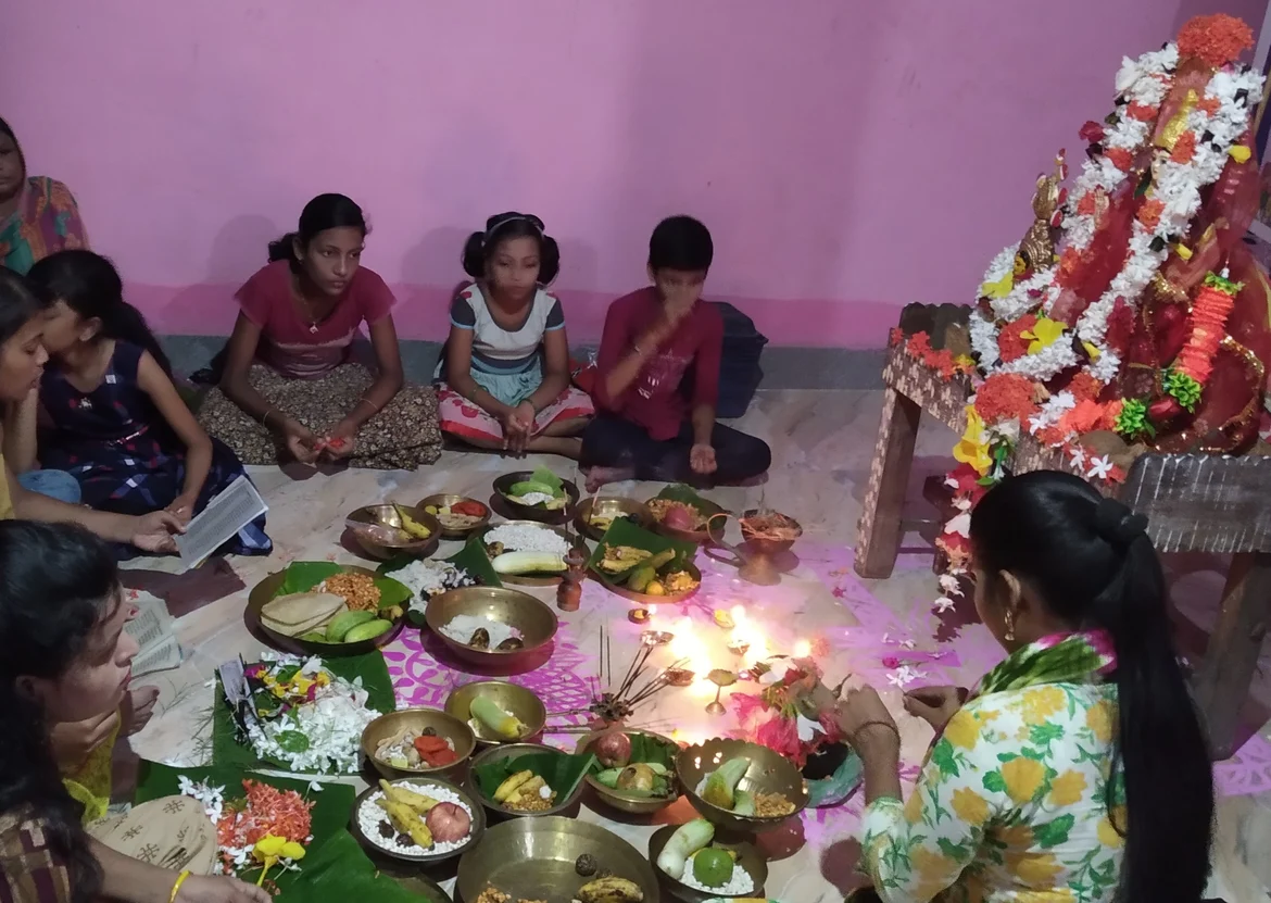 Offerings to the goddess
