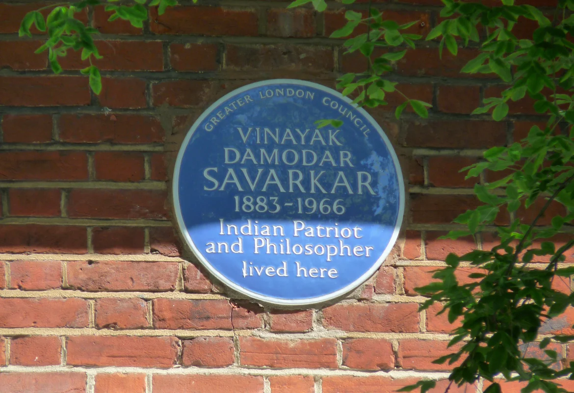 Savarkar’s plaque on India House