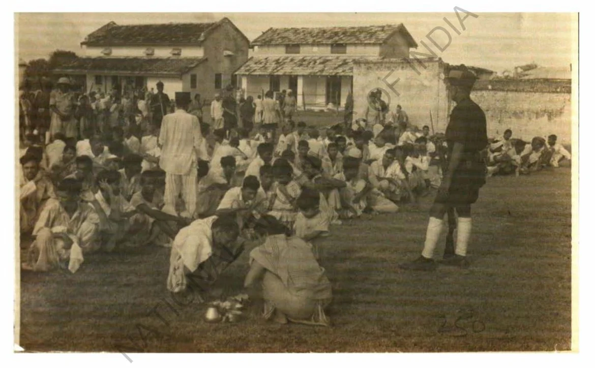 Photograph taken at Chimur by Deputy Commissioner of Chanda District on the 23rd & 25th August 1942