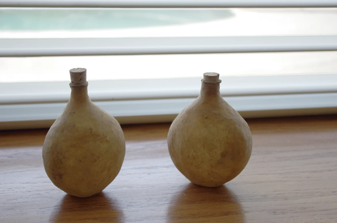 Camel skin perfume bottles from Kannauj 