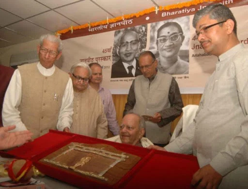 Amarkant honoured with the Jnanpith Award