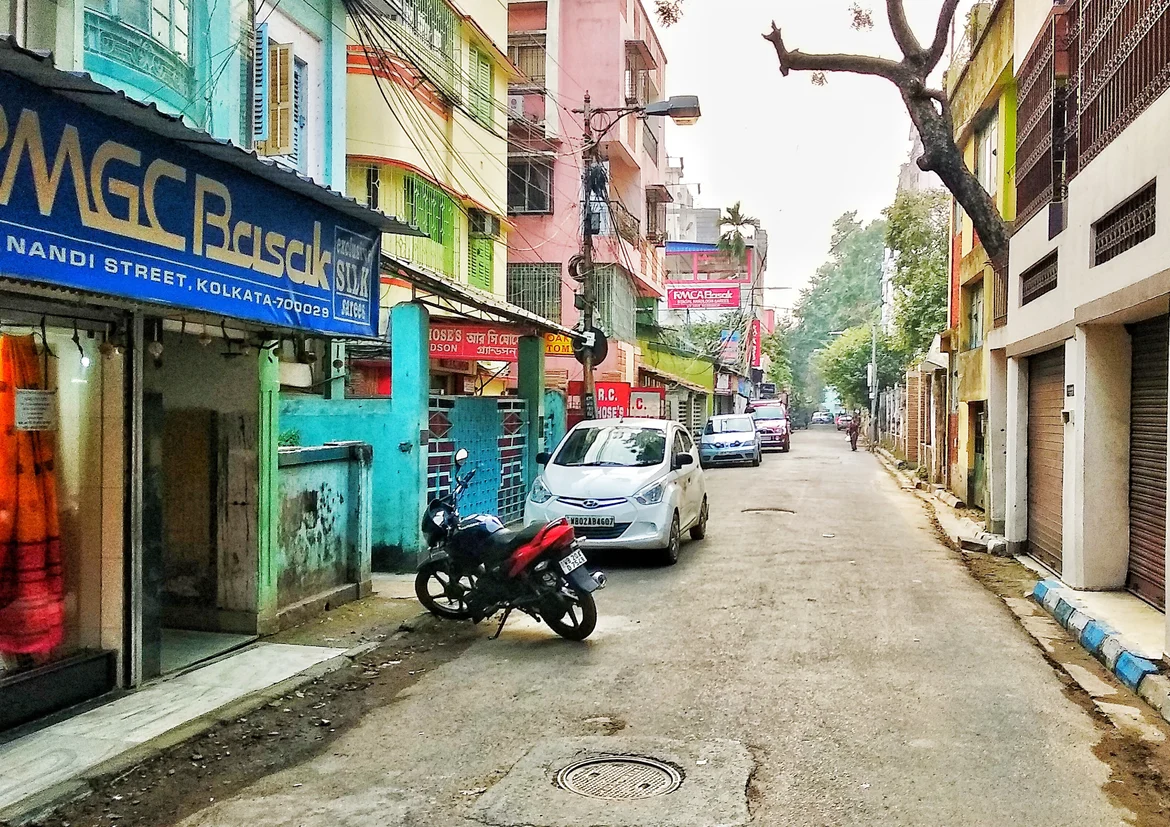 Alley of 4, Nundy Street, Kolkata 700 029, where David McCutchion stayed as a paying guest with a Bengali family