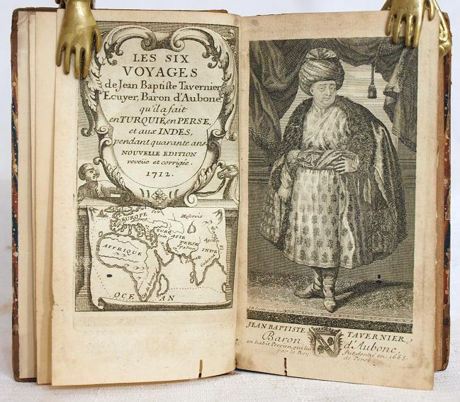 Title Page, The Six Voyages of Baron Tavernier (1712 Edition)