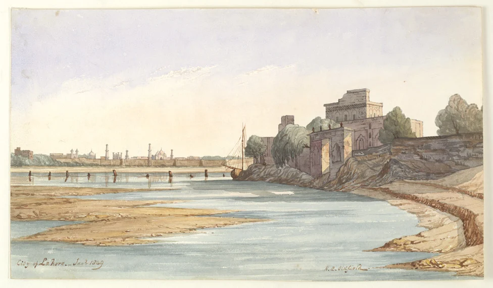 An old painting of Lahore, 1849