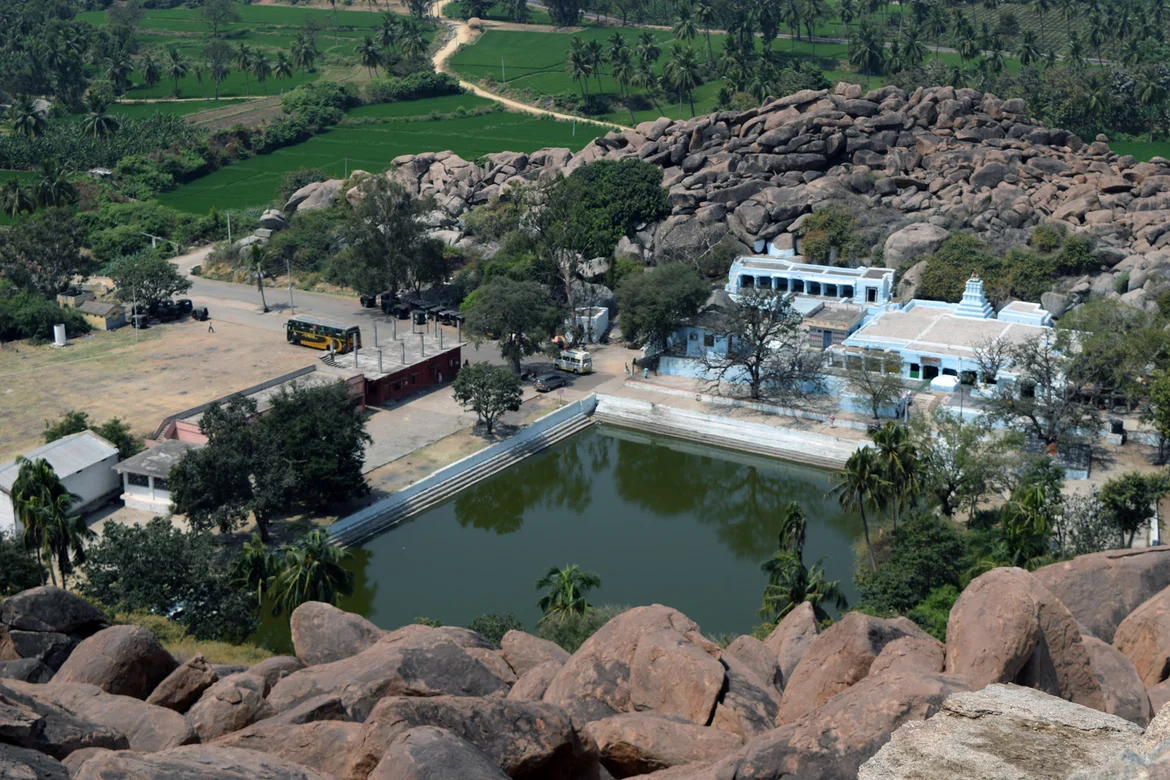 Pampa Sarovar from Vali’s fort