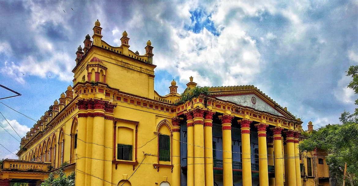 Hetampur’s Hazar Duari Palace, also known as Ranjan Mahal