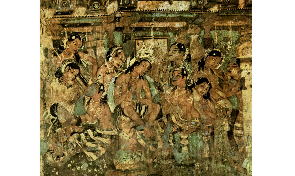 Ikat in Ajanta Murals