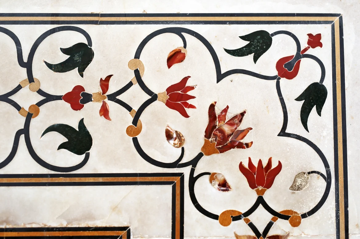 Inlay work at Taj Mahal