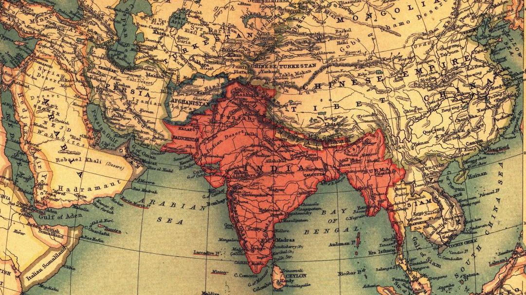 Official map from Imperial Gazetteer of India, showing the ‘outer line’ as the boundary between the British India and the Chinese Empire