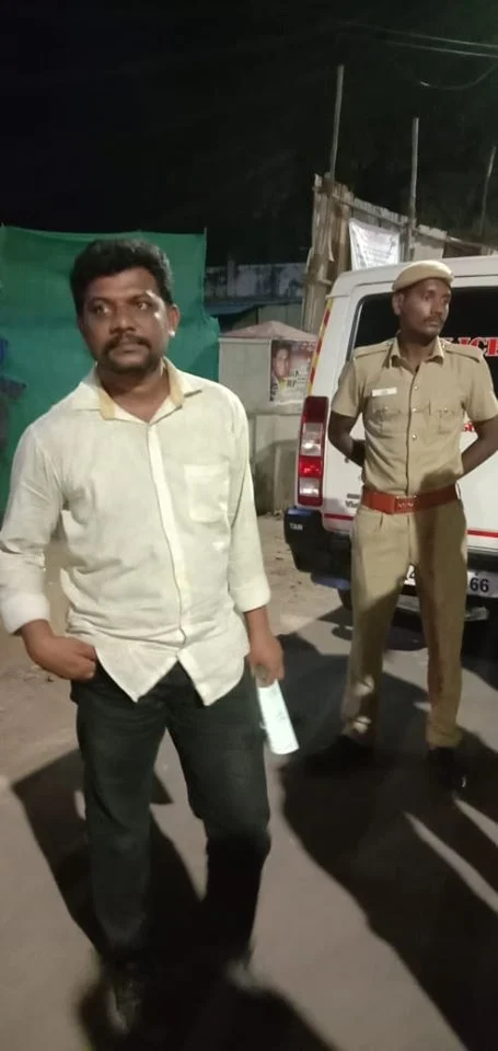 கைது செய்யப்பட்ட எழிலன்