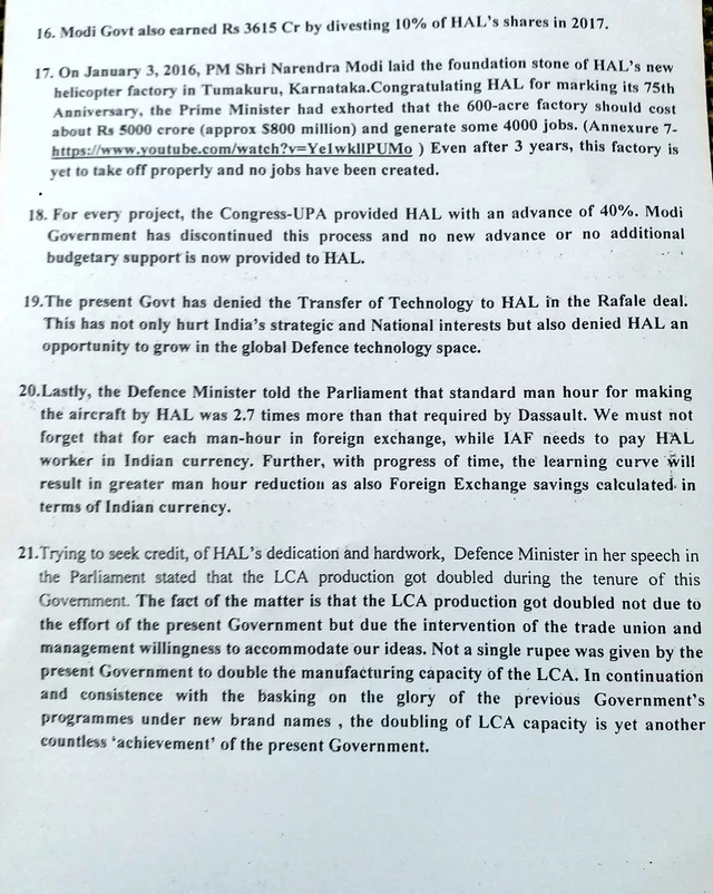 HAL employees slam Modi govt, say nothing has been done to better the condition of HAL