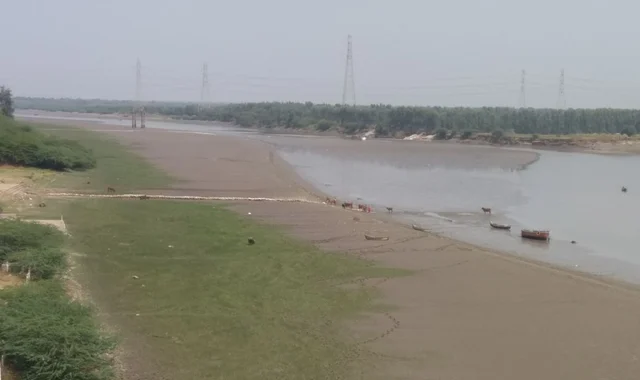 उद्योगों को फायदा पहुंचाने के लिए सूखी नर्मदा नदी पर बांध बनाना चाहती है गुजरात सरकार