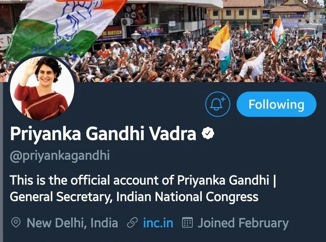 लखनऊ में रोड शो से पहले प्रियंका की सोशल मीडिया पर धमक, मिनटों में फॉलोवर बने हजारों