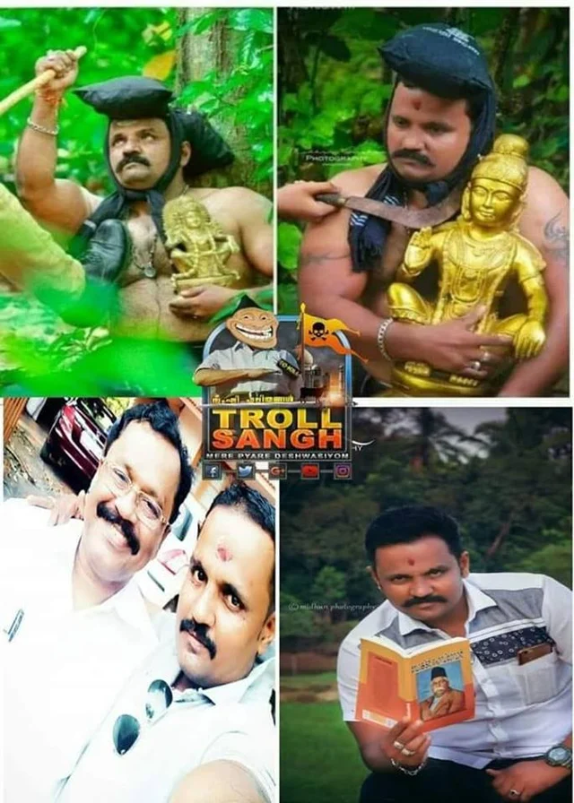 ശബരിമല വ്യാജ ഫോട്ടോയ്ക്ക് പിന്നില് ആര്എസ്എസ് പ്രവര്ത്തകന് രാജേഷ് കുറുപ്പ്; വ്യാജന് പിറന്ന പിന്നാമ്പുറങ്ങള് കൂടുതല് വെളിപ്പെടുന്നു