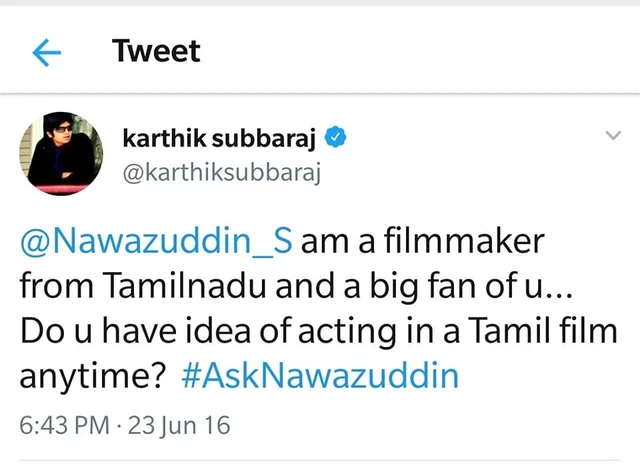 ‘വലിയ ആരാധകനാണ്, തമിഴിലേക്ക് വരുന്നോ?’; പേട്ടയിലെ ‘സിംഗാര് സിങ്ങിന്’ വേണ്ടി കാര്ത്തിക് കാത്തിരുന്നത് രണ്ടുവര്ഷം