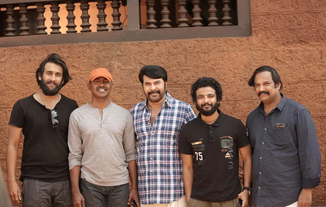 മമ്മൂട്ടി മാമാങ്കം സെറ്റില് 