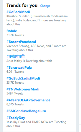മോഡിക്ക് നോ എന്ട്രി; അസമിന് പിന്നാലെ ആന്ധ്രയിലും ‘ഗോ ബാക്ക് മോഡി’; നഗരങ്ങളില് പോസ്റ്ററുകള്