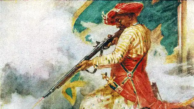 युद्ध के दौरान टीपू सुल्तान