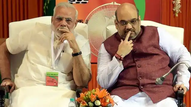 पीएम नरेंद्र मोदी और अमित शाह