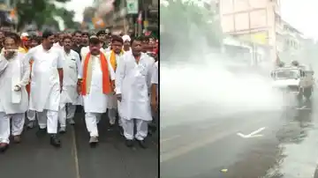 बंगाल में बीजेपी कार्यकर्ताओं का विरोध मार्च जारी