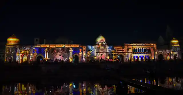 अयोध्या में दीपोत्सव से पहले अयोध्या का दृश्य