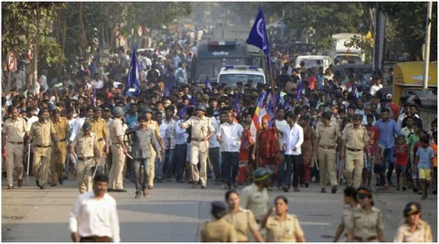 ಕೊರೆಗಾಂವ್ ಸಂಭ್ರಮಾಚರಣೆ ಮೇಲೆ ದಾಳಿ ಹಿನ್ನೆಲೆ: ದಲಿತ ಸಂಘಟನೆಗಳ ಬಂದ್ ಯಶಸ್ವಿ