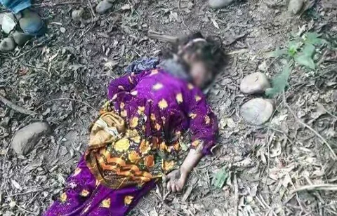 ಬಾಲಕಿಯ ಮೃತ ದೇಹ.