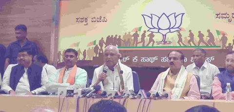 ಪತ್ರಿಕಾಗೋಷ್ಠಿಯಲ್ಲಿ ಮಾತನಾಡಿದ ಯಡಿಯೂರಪ್ಪ