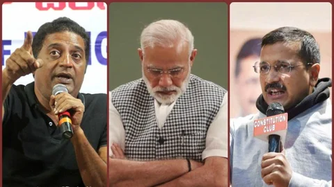 ಕೇಂದ್ರ ವರ್ಸಸ್ ದಿಲ್ಲಿ ಸರಕಾರ: ಕೇಜ್ರಿವಾಲ್ ಹೋರಾಟಕ್ಕೆ ದನಿಗೂಡಿಸಿದ ನಟ ಪ್ರಕಾಶ್ ರಾಜ್