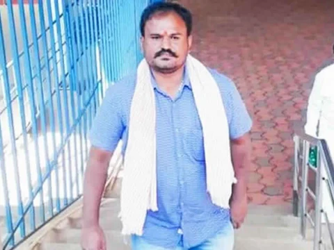 ಗೌರಿ ಲಂಕೇಶ್ ಹತ್ಯೆಗೆ ಗೌಪ್ಯ ಸಹಕಾರ ನೀಡಿದ ಆರೋಪ ಹೊತ್ತಿರುವ ನವೀನ್. 