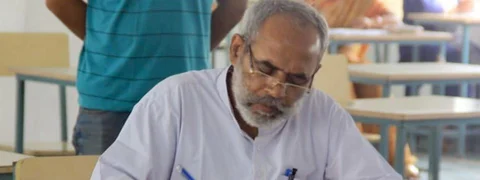 ಇಳೀ ವಯಸ್ಸಿನಲ್ಲಿ ಪದವಿ ಪರೀಕ್ಷೆ ಬರೆದ ಬಿಜೆಪಿ ಶಾಸಕ