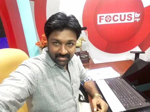 ಫೋಕಸ್ ಟಿವಿ ಕನ್ನಡದ ಎಂಡಿ ಹೇಮಂತ್. 