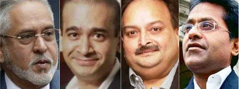 ವಿಜಯ್ ಮಲ್ಯ, ನೀರವ್ ಮೋದಿ, ಮೇಹುಲ್ ಚೋಸ್ಕಿ, ಲಲಿತ್ ಮೋದಿ
