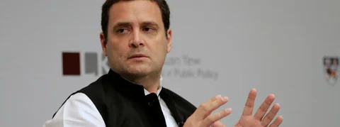ಕಾಂಗ್ರೆಸ್ ಪಕ್ಷದ ರಾಷ್ಟ್ರಾಧ್ಯಕ್ಷ ರಾಹುಲ್ ಗಾಂಧಿ.