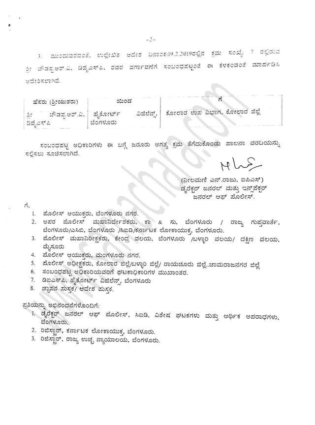 ಚುನಾವಣೆಗೂ ಮುನ್ನಾ ‘ಪೊಲೀಸ್ ಸರ್ಜರಿ’; 31 ಐಪಿಎಸ್, 26 ಡಿವೈಎಸ್ಪಿ, 93 ಪಿಐ ವರ್ಗಾವಣೆ