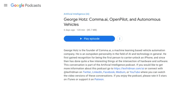 This is why playable podcasts in Google's search results is a big deal