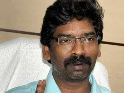 Hemant Soren of the JMM