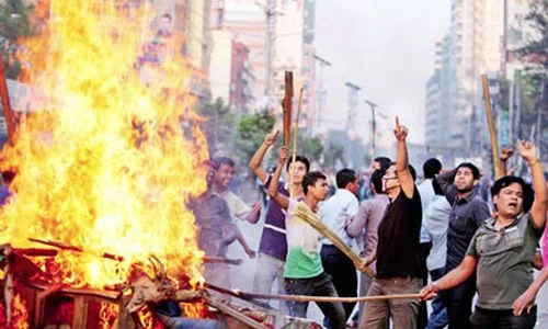 47 temples, 700 Hindu houses burnt across Bangladesh. Photo Credit: <a href="http://himachalwatcher.com/discussion/47-temples-700-hindu-houses-burnt-across-bangladesh/" shape="rect">Himachalwatcher</a>