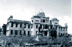 The Library after the attack.Wikimedia