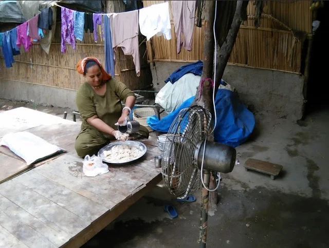 Preparations for lunch