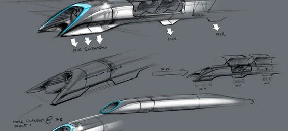 Hyperloop Sketch by SpaceX